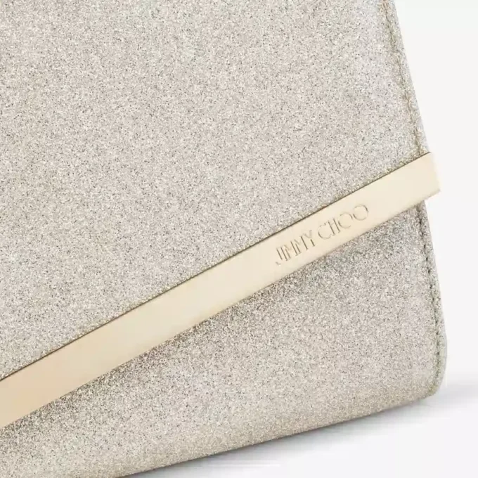 Emmie Platinum Ice Dusty Glitter-clutch Emmie Platinum Ice Dusty Glitter-clutch
