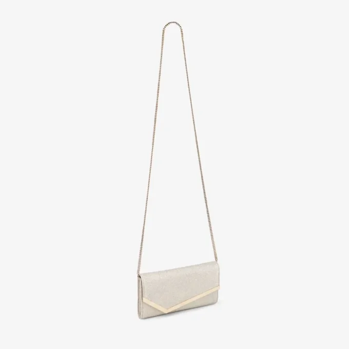 Emmie Platinum Ice Dusty Glitter-clutch Emmie Platinum Ice Dusty Glitter-clutch