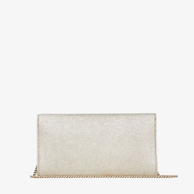 Emmie Platinum Ice Dusty Glitter-clutch Emmie Platinum Ice Dusty Glitter-clutch