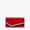 Emmie Ruby Red Clutch i lackläder Emmie Ruby Red Clutch i lackläder