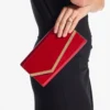 Emmie Ruby Red Clutch i lackläder Emmie Ruby Red Clutch i lackläder