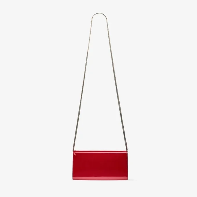 Emmie Ruby Red Clutch i lackläder Emmie Ruby Red Clutch i lackläder