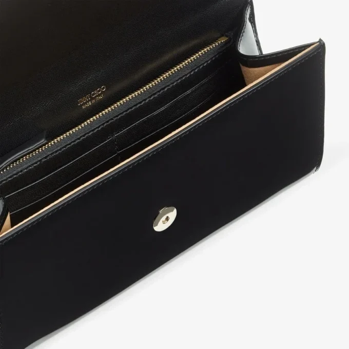 Emmie svart lackläderclutch Emmie svart lackläderclutch