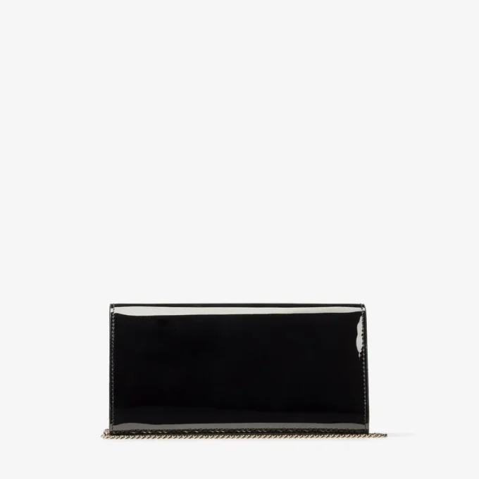 Emmie svart lackläderclutch Emmie svart lackläderclutch
