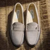 Ethan Loafer Loafer i stenfärgat sammet Ethan Loafer Loafer i stenfärgat sammet