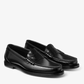 Ethan Loafer Svart Box-loafer i kalvskinn