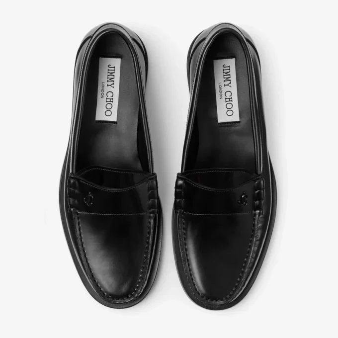 Ethan Loafer Svart Box-loafer i kalvskinn Ethan Loafer Svart Box-loafer i kalvskinn