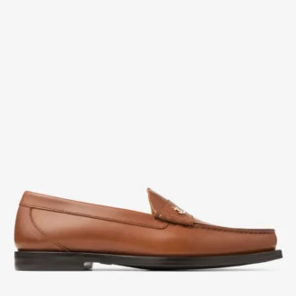 Ethan Loafer Tan Mattborstat läder Loafer