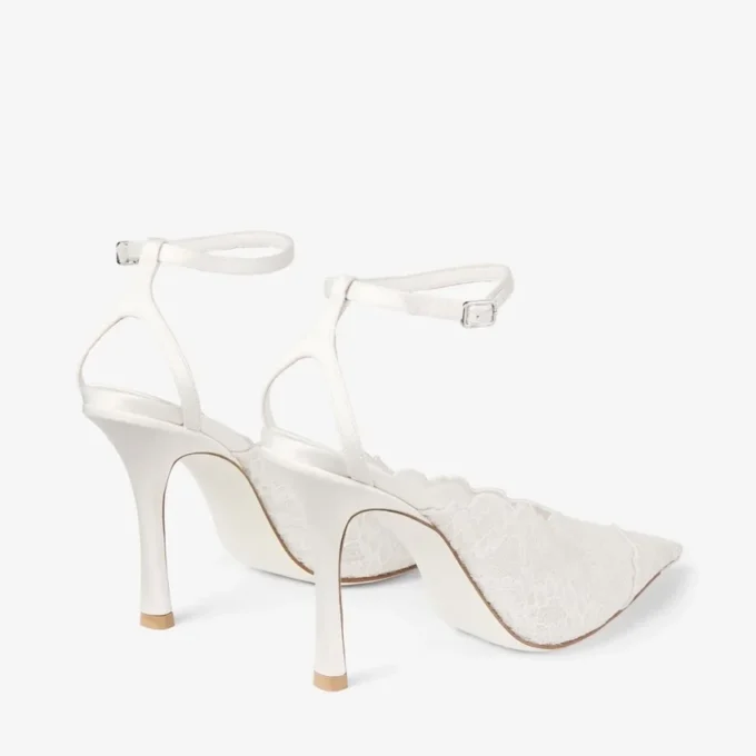 Faiz 100 elfenbensvita pumps från Jimmy Choo Faiz 100 elfenbensvita pumps från Jimmy Choo