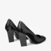 Farren 85 svarta pumps i mjukt spazzolato-läder Farren 85 svarta pumps i mjukt spazzolato-läder