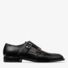 Finnion Monkstrap Svarta skor i borstat läder med monkstrap Finnion Monkstrap Svarta skor i borstat läder med monkstrap
