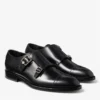 Finnion Monkstrap Svarta skor i borstat läder med monkstrap Finnion Monkstrap Svarta skor i borstat läder med monkstrap