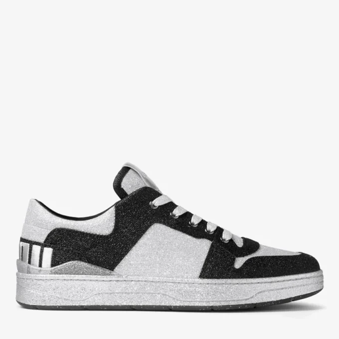 Florent M svarta sneakers i glittertyg Florent M svarta sneakers i glittertyg