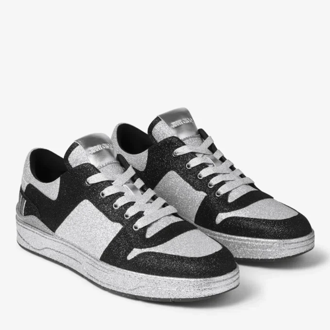 Florent M svarta sneakers i glittertyg Florent M svarta sneakers i glittertyg