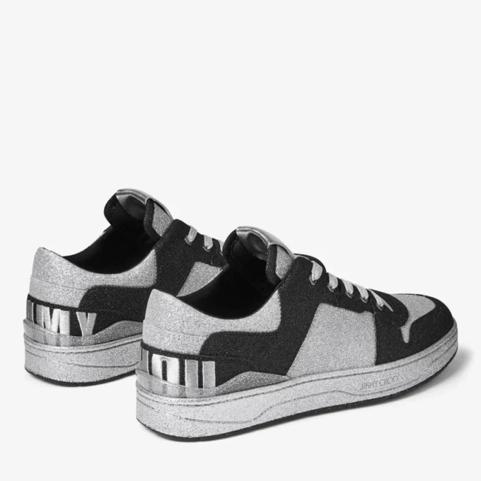 Florent M svarta sneakers i glittertyg Florent M svarta sneakers i glittertyg
