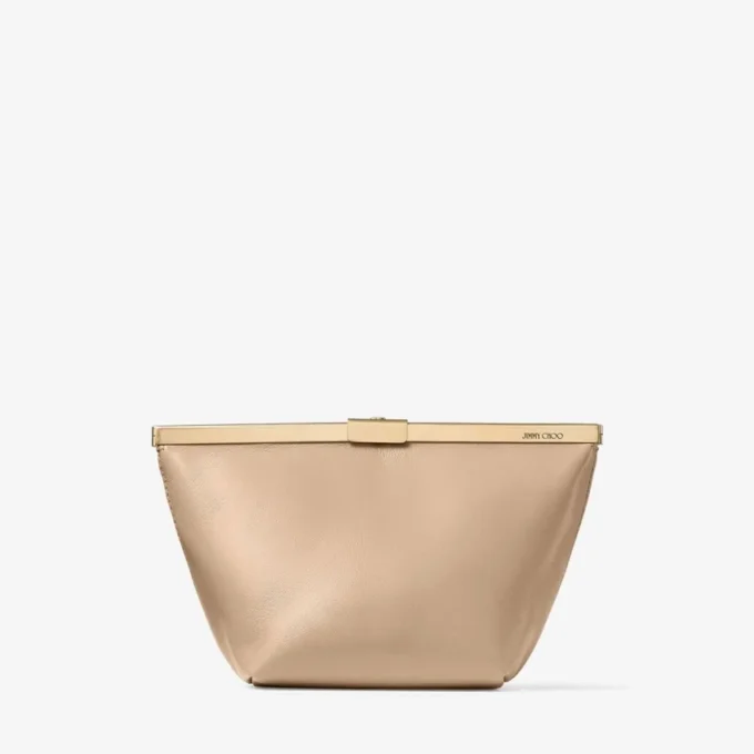 Ganache Chai-clutch i nappaläder Ganache Chai-clutch i nappaläder