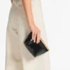 Ganache svart bikerläder-clutch Ganache svart bikerläder-clutch