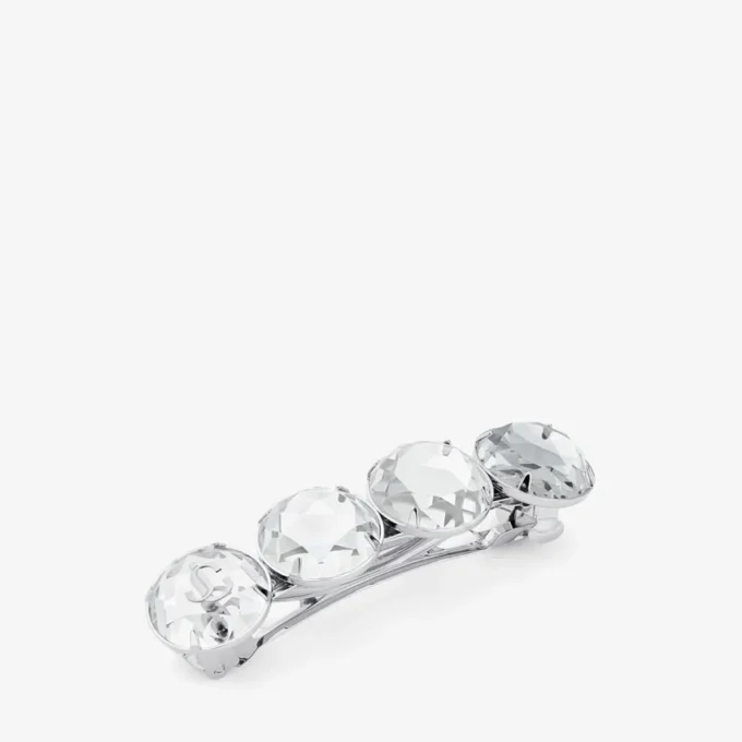 Hårspänne Hårspänne i silverfinish med kristall