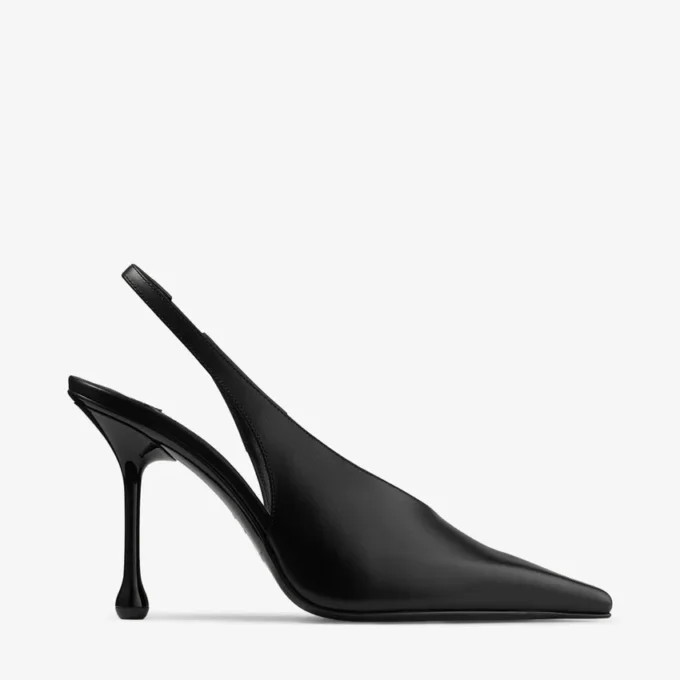 Isa 95 svarta läderpumps Isa 95 svarta läderpumps