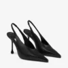 Isa 95 svarta läderpumps Isa 95 svarta läderpumps