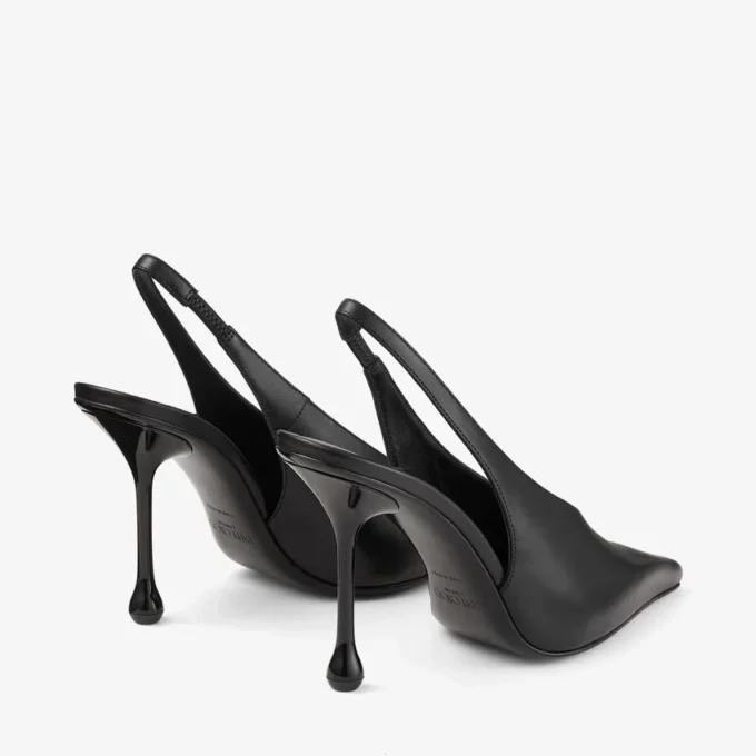 Isa 95 svarta läderpumps Isa 95 svarta läderpumps