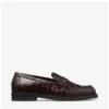 Ivy Loafer Sambuco Loafers i glansigt läder med krokodilprägling