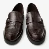 Ivy Loafer Sambuco Loafers i glansigt läder med krokodilprägling