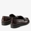 Ivy Loafer Sambuco Loafers i glansigt läder med krokodilprägling