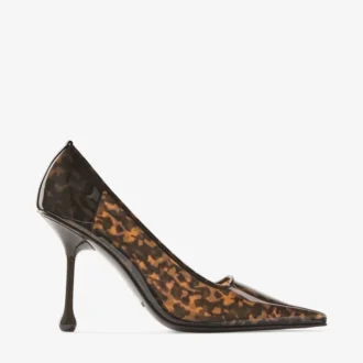 Ixia 95 Amber Tortoiseshell TPU-pumps