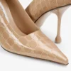 Ixia 95 Chai Pumps i glänsande läder med krokodilprägling Ixia 95 Chai Pumps i glänsande läder med krokodilprägling