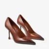 Ixia 95 Pumps i cognacfärgat, sprayat spazzolato-läder Ixia 95 Pumps i cognacfärgat, sprayat spazzolato-läder