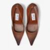 Ixia 95 Pumps i cognacfärgat, sprayat spazzolato-läder Ixia 95 Pumps i cognacfärgat, sprayat spazzolato-läder