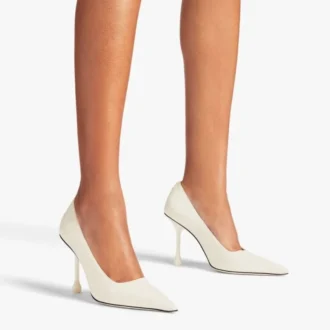 Ixia 95 pumps i lackläder i latte