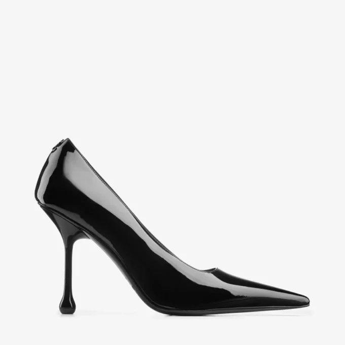 Ixia 95 svarta pumps i lackläder Ixia 95 svarta pumps i lackläder