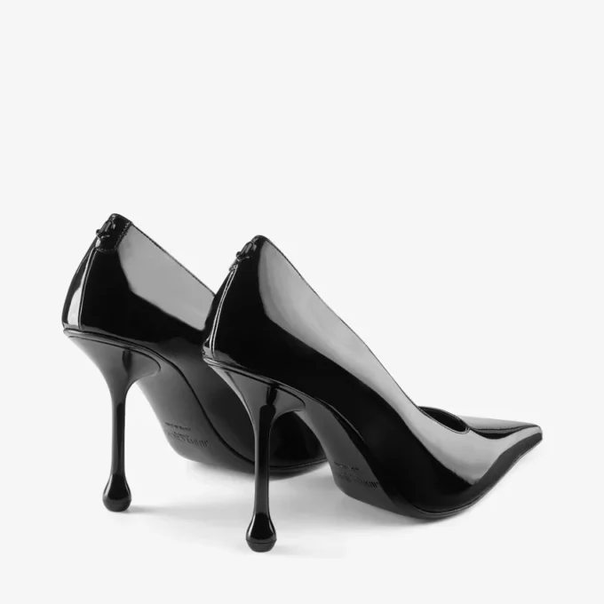 Ixia 95 svarta pumps i lackläder Ixia 95 svarta pumps i lackläder