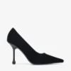 Ixia 95 svarta pumps i sammet Ixia 95 svarta pumps i sammet