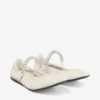 Jade Ballerina Latte Ballerinaskor i mjukt nappaläder med kristallrem Jade Ballerina Latte Ballerinaskor i mjukt nappaläder med kristallrem