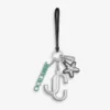 Jc Multi Charm silver- och grönmetallisk nappa-väska med stjärnlogotyp Jc Multi Charm silver- och grönmetallisk nappa-väska med stjärnlogotyp