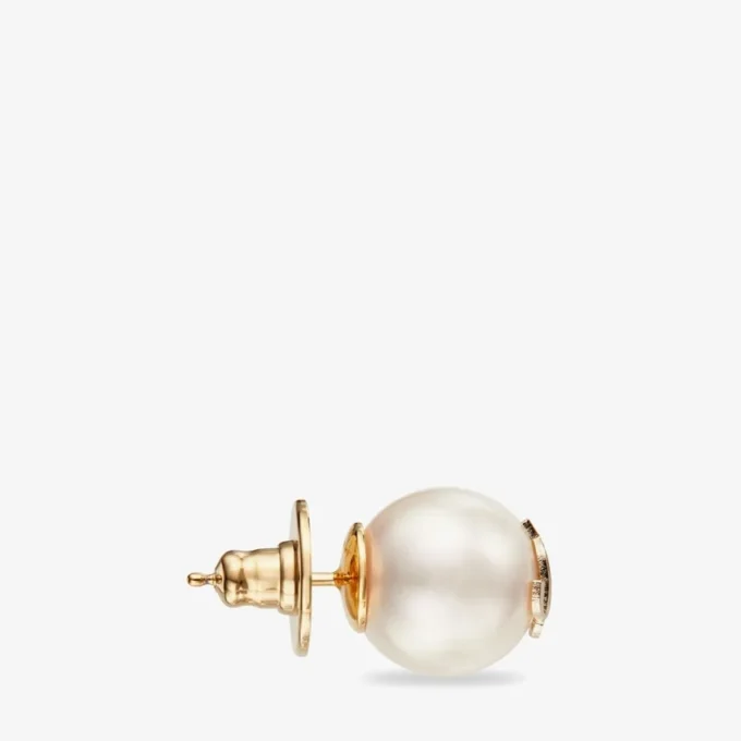 Jc Pearl Studs Jc Pearl Stud-örhängen i guldpläterad metall Jc Pearl Studs Jc Pearl Stud-örhängen i guldpläterad metall