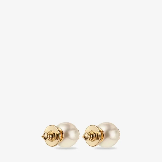 Jc Pearl Studs Jc Pearl Stud-örhängen i guldpläterad metall Jc Pearl Studs Jc Pearl Stud-örhängen i guldpläterad metall