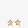 Jc Star Studs Guldpläterade Jc Star-örhängen med Swarovski-kristaller