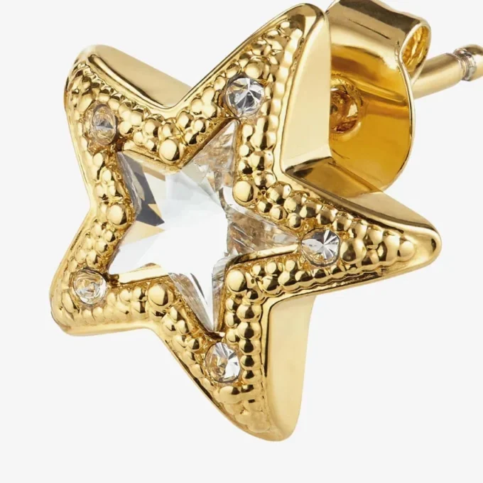 Jc Star Studs Guldpläterade Jc Star-örhängen med Swarovski-kristaller