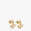Jc Studs guldpläterade metallörhängen med Swarovski-kristaller Jc Studs guldpläterade metallörhängen med Swarovski-kristaller