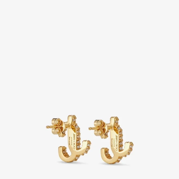 Jc Studs guldpläterade metallörhängen med Swarovski-kristaller Jc Studs guldpläterade metallörhängen med Swarovski-kristaller