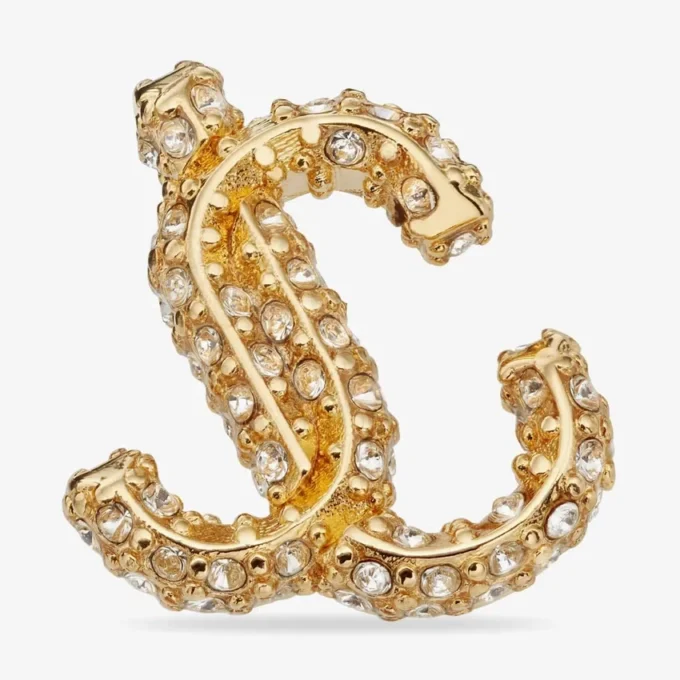 Jc Studs guldpläterade metallörhängen med Swarovski-kristaller Jc Studs guldpläterade metallörhängen med Swarovski-kristaller