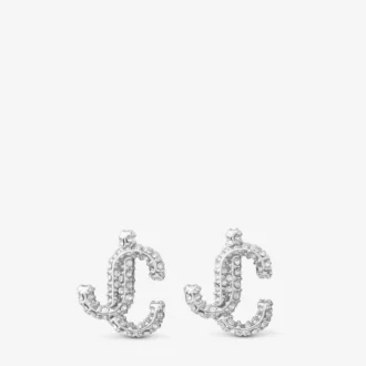 Jc Studs Jc-örhängen i silverfinish med Swarovski-kristaller