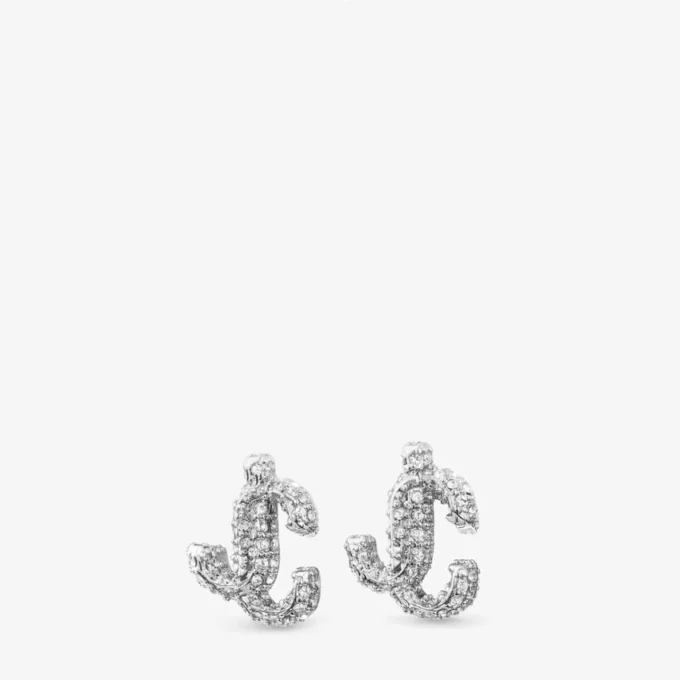 Jc Studs Jc-örhängen i silverfinish med Swarovski-kristaller
