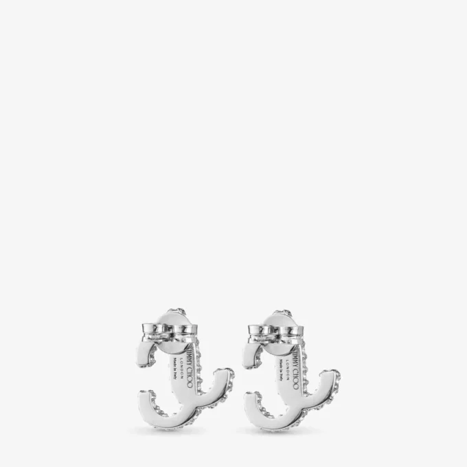 Jc Studs Jc-örhängen i silverfinish med Swarovski-kristaller