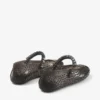 Jelly Black Jelly-ballerinaskor med kristallutsmyckning Jelly Black Jelly-ballerinaskor med kristallutsmyckning