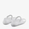 Jelly Clear Jelly-ballerinaskor med kristallprydnad Jelly Clear Jelly-ballerinaskor med kristallprydnad